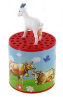 Boîtes à meuh, boîtes à vache et autres boîtes à son traditionnelles Boîte à meuh ou boîte à mêêê pour entendre le cri mécanique d'une chèvre