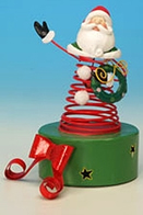 Ressorts de No&euml;l Bo&icirc;te &agrave; musique de no&euml;l avec ressort : bo&icirc;te &agrave; musique P&egrave;re No&euml;l