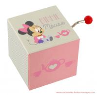 Boîtes à musique Walt Disney Boîte à musique à manivelle Trousselier avec un personnage de Walt Disney : boîte à musique Minnie "baby"