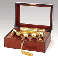 Instruments de musique m&eacute;canique en bois Instrument de musique m&eacute;canique : grand concertina avec cloches