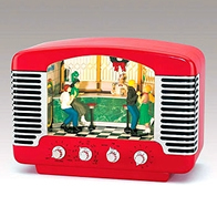 Juke-box Bo&icirc;te &agrave; musique juke-box avec automates : juke-box r&eacute;tro rouge