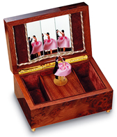 Bo&icirc;tes &agrave; bijoux musicales reuge avec poup&eacute;es dansantes Bo&icirc;te &agrave; bijoux musicale Reuge avec poup&eacute;es dansantes : bo&icirc;te Reuge avec couple de danseurs