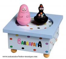 Bo&icirc;tes &agrave; musique pour la petite enfance Bo&icirc;te &agrave; musique Trousselier : bo&icirc;te anim&eacute;e Trousselier avec Barbapapa et Barbamama