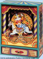 Bo&icirc;tes &agrave; musique avec clowns Bo&icirc;te &agrave; musique anim&eacute;e Trousselier : bo&icirc;te Trousselier avec clown