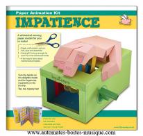 Automates en carton Automate en carton main impatiente