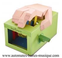 Automates en carton Automate en carton main impatiente