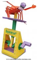 Automates en carton Automate en carton crabe surfeur