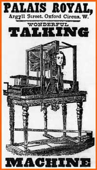 La machine parlante au Muse Barnum