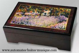 Boîtes à bijoux musicales avec photo Boîte à bijoux musicale avec photo : boîte à bijoux musicale "Dans le jardin"