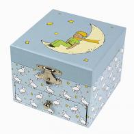 Boîtes à musique Trousselier Le Petit Prince Boîte à musique / boîte à bijoux musicale Trousselier en bois avec le petit prince et le renard