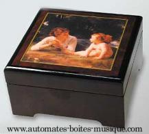 Boîtes à bijoux musicales avec photo Boîte à bijoux musicale avec photo : boîte à bijoux musicale "Conversation"