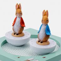 Boîtes à musique avec animaux Boîte à musique animée Trousselier en bois: boîte à musique avec Pierre lapin de Beatrix Potter