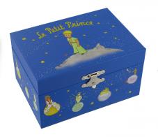 Boîtes à musique Trousselier Le Petit Prince Boîte à musique Trousselier "Le petit prince": boîte à musique en bois avec figurine Le petit prince et le renard (Valse d'Amélie Poulain)