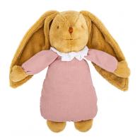 Doudous et mobiles musicaux Doudou musical Trousselier avec mécanisme musical à ficelle: doudou musical lapin rose
