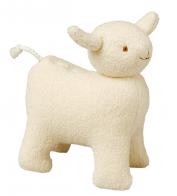 Doudous et mobiles musicaux Doudou musical Trousselier avec mécanisme musical à ficelle: doudou musical mouton blanc