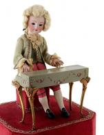 Automates anciens des 19 et 20 èmes siècles Automate musical traditionnel de Jean et Anne Farkas: automate Mozart pianiste (deuxième moitié du XXème siècle)