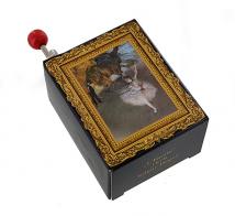 Boîtes à musique à manivelle en carton illustré Boîte à musique à manivelle de 18 notes dans une boîte en carton - L'étoile (Edgar Degas) - Boléro