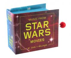 Boîtes à musique à manivelle en forme de livre Boîte à musique à manivelle en forme de livre: boîte à musique à manivelle "La guerre des étoiles - Star wars"
