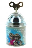 Bo&icirc;tes &agrave; musique &agrave; remontoir "Tinkle Tonk" Bo&icirc;te &agrave; musique en m&eacute;tal avec grande clef de remontage "Tinkle Tonk": bo&icirc;te &agrave; musique "Une chanson douce"