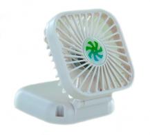 Ventilateurs à main Mini ventilateur portatif ou de table, pliable - 3 vitesses - couleur blanche