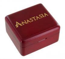 Petites boîtes à musique en bois Petite boîte à musique en bois teinté rouge foncé - Once upon a december (Anastasia)