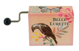 Boîtes à musique à manivelle en carton illustré Boîte à musique à manivelle en carton illustré "Belle Lurette" - Berceuse de Johannes Brahms