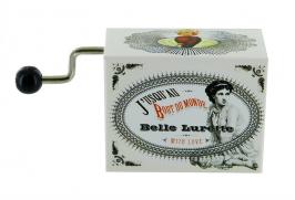 Boîtes à musique à manivelle en carton illustré Boîte à musique à manivelle en carton illustré "Belle Lurette" - Hymne à l'amour (Edith Piaf / Marguerite Monnot).