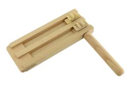 Instruments de musique traditionnels Instrument de musique pour enfants: Crécelle double en bois