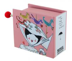 Boîtes à musique à manivelle en forme de livre Boîte à musique à manivelle en forme de livre - Supercalifragilisticexpialidocious (Mary Poppins)