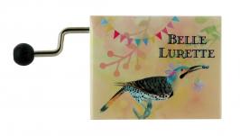 Boîtes à musique à manivelle en carton illustré Boîte à musique à manivelle en carton illustré "Belle lurette" - Joyeux anniversaire - Happy birthday to you