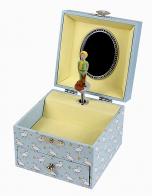 Boîtes à bijoux musicales, boîtes à musique "Le petit prince" Boîte à bijoux musicale Trousselier en bois avec Le petit prince de Saint-Exupéry - Roméo et Juliette (Nino Rota)