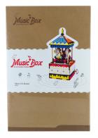 Bo&icirc;tes &agrave; musique anim&eacute;es en bois &agrave; construire soi-m&ecirc;me sans outils Bo&icirc;te &agrave; musique anim&eacute;e en bois &agrave; construire soi-m&ecirc;me - Carrousel - The entertainer (Scott Joplin)