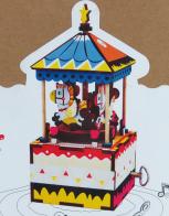 Bo&icirc;tes &agrave; musique anim&eacute;es en bois &agrave; construire soi-m&ecirc;me sans outils Bo&icirc;te &agrave; musique anim&eacute;e en bois &agrave; construire soi-m&ecirc;me - Carrousel - The entertainer (Scott Joplin)
