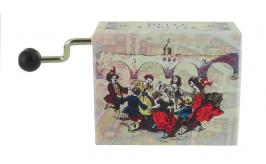 Boîtes à musique à manivelle en carton illustré Boîte à musique à manivelle en carton illustré "Belle lurette" - Sur le pont d'Avignon