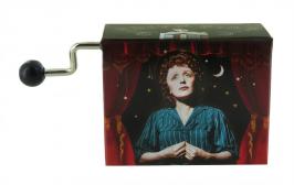 Boîtes à musique à manivelle en carton illustré Boîte à musique à manivelle en carton illustré "Belle lurette" - Non je ne regrette rien