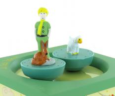 Bo&icirc;tes &agrave; musique Trousselier Le Petit Prince Bo&icirc;te &agrave; musique anim&eacute;e en bois Trousselier avec le petit prince, le renard et le mouton - Le beau Danube bleu