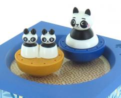 Bo&icirc;tes &agrave; musique avec animaux Bo&icirc;te &agrave; musique anim&eacute;e en bois Trousselier avec pandas - La Belle au bois dormant (P. I. Tcha&iuml;kovski)