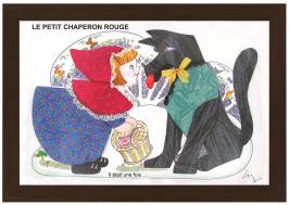 Tableaux musicaux pour enfants Tableau musical pour chambres d'enfants : tableau musical "le petit chaperon rouge"