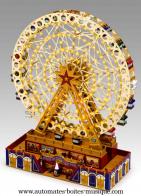 Manèges musicaux miniatures haut de gamme Manège musical miniature : manège musical grande roue avec diodes
