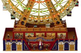 Manèges musicaux miniatures haut de gamme Manège musical miniature : manège musical grande roue avec diodes