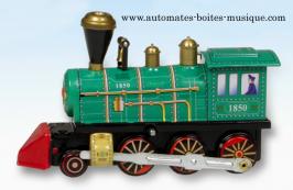 Jouets mécaniques en métal, tôle ou fer blanc non disponibles Jouet mécanique en métal, tôle et fer blanc : jouet mécanique locomotive verte