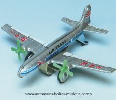 Jouets mécaniques en métal, tôle ou fer blanc non disponibles Jouet mécanique en métal, tôle et fer blanc : jouet mécanique avion air plane