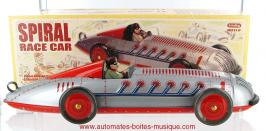 Jouets mécaniques en métal, tôle ou fer blanc non disponibles Jouet mécanique en métal, tôle et fer blanc : jouet mécanique voiture gris et rouge