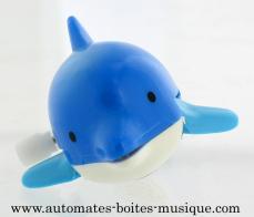 Petits automates mécaniques Automate animal nageur : automate dauphin nageur