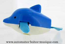Petits automates mécaniques Automate animal nageur : automate dauphin nageur