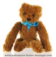 Animaux automates musicaux Petit ours en peluche automate : ours en peluche automate avec bras mobiles