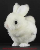 Petits automates mécaniques Automate animal marcheur mécanique : automate animal en peluche "Lapin"