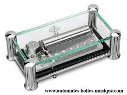 Boîtes à musique Reuge Boîte à musique Reuge "Collection 1865" : boîte à musique "Francastel" de 72 lames