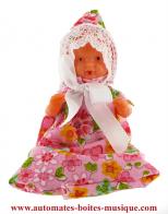 Poupées Très petite poupée articulée en matière plastique : poupée articulée fille emmaillotée