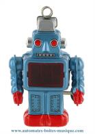 Jouets mécaniques en métal, tôle ou fer blanc non disponibles Robot mécanique en métal, tôle et fer blanc : robot mécanique en métal "Robot japonais à étincelles"